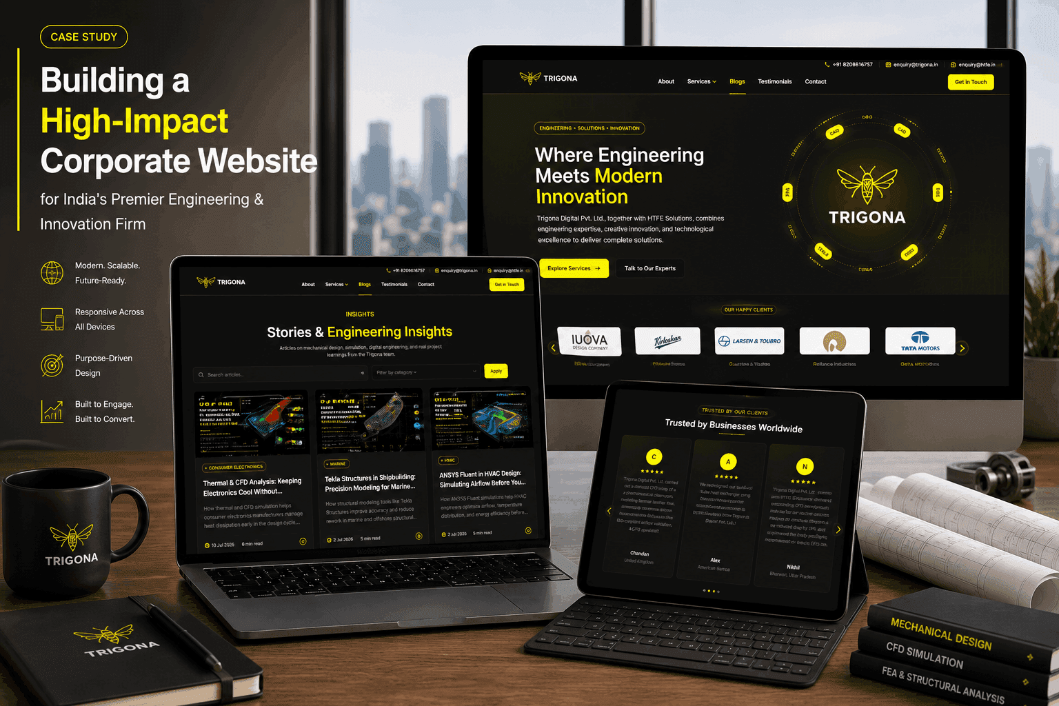 Building a High-Impact Corporate Website for India's Premier Engineering & Innovation Firm