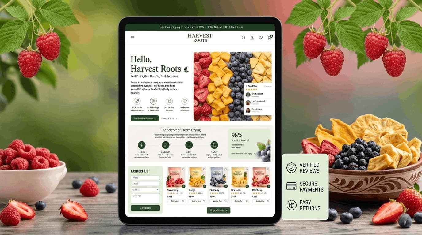 Building a High-Converting E-Commerce Platform for India's Superfood Brand
