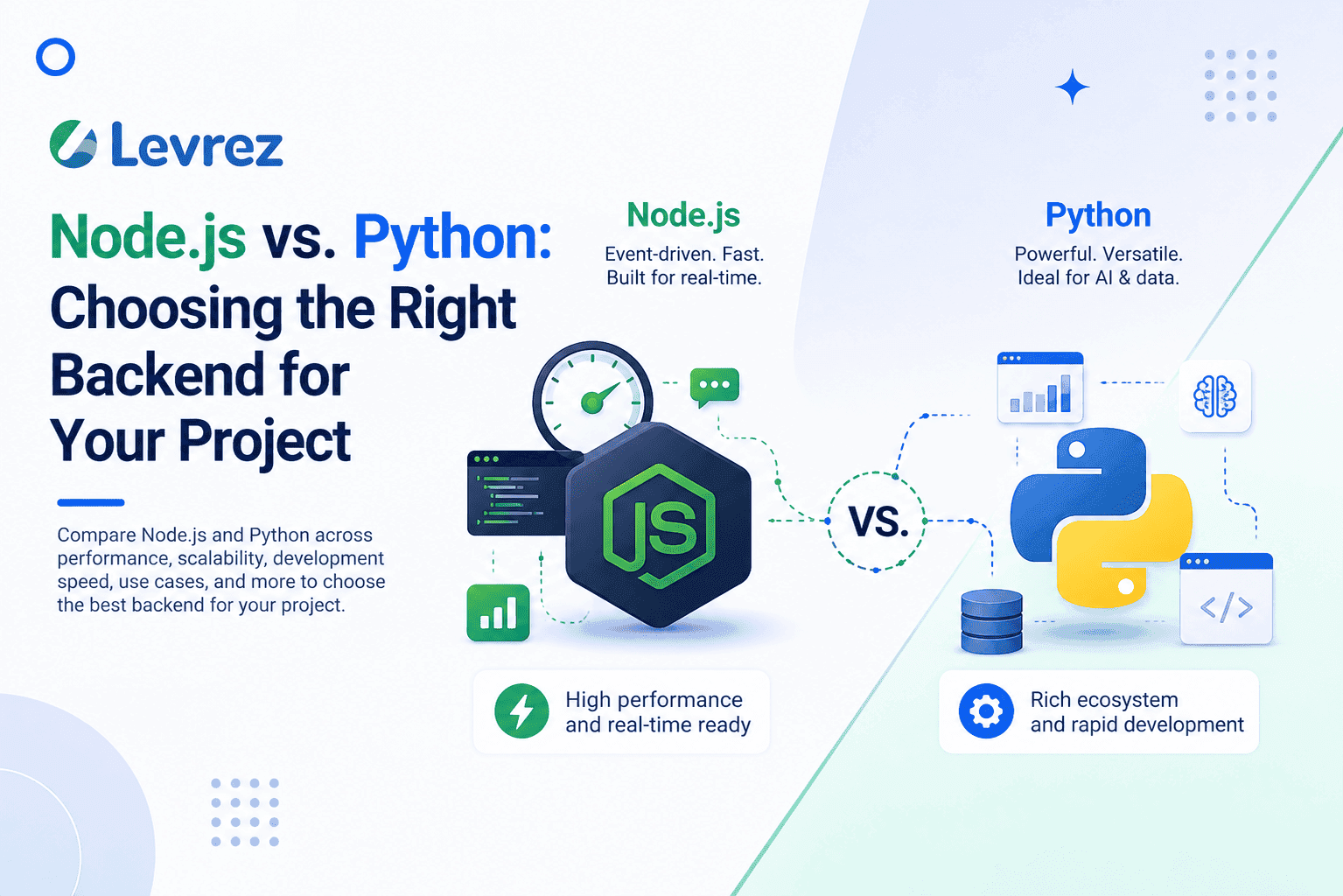Node.js vs. Python: Choosing the Right Backend for Your Project